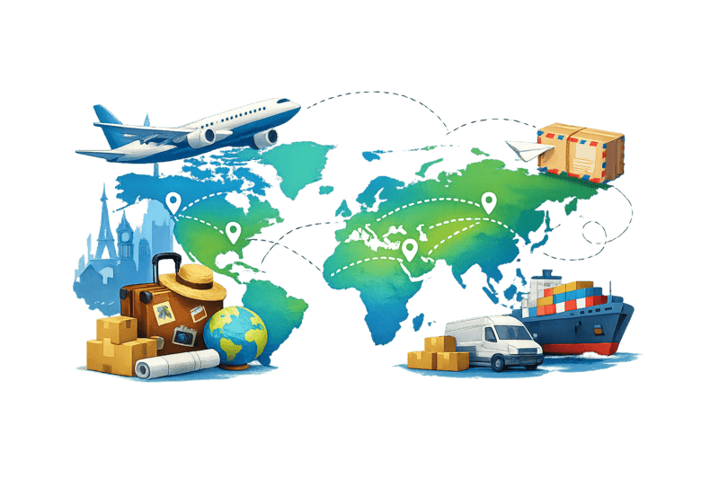 worldwide shipping image